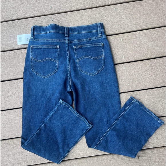 5.Jeans LEE Women’s Ultra Lux BOOT CROP Mid Rise Jeans Size:8 - Picture 9 of 11